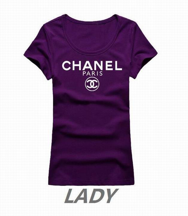 Chanel short round collar T woman S-XL-041